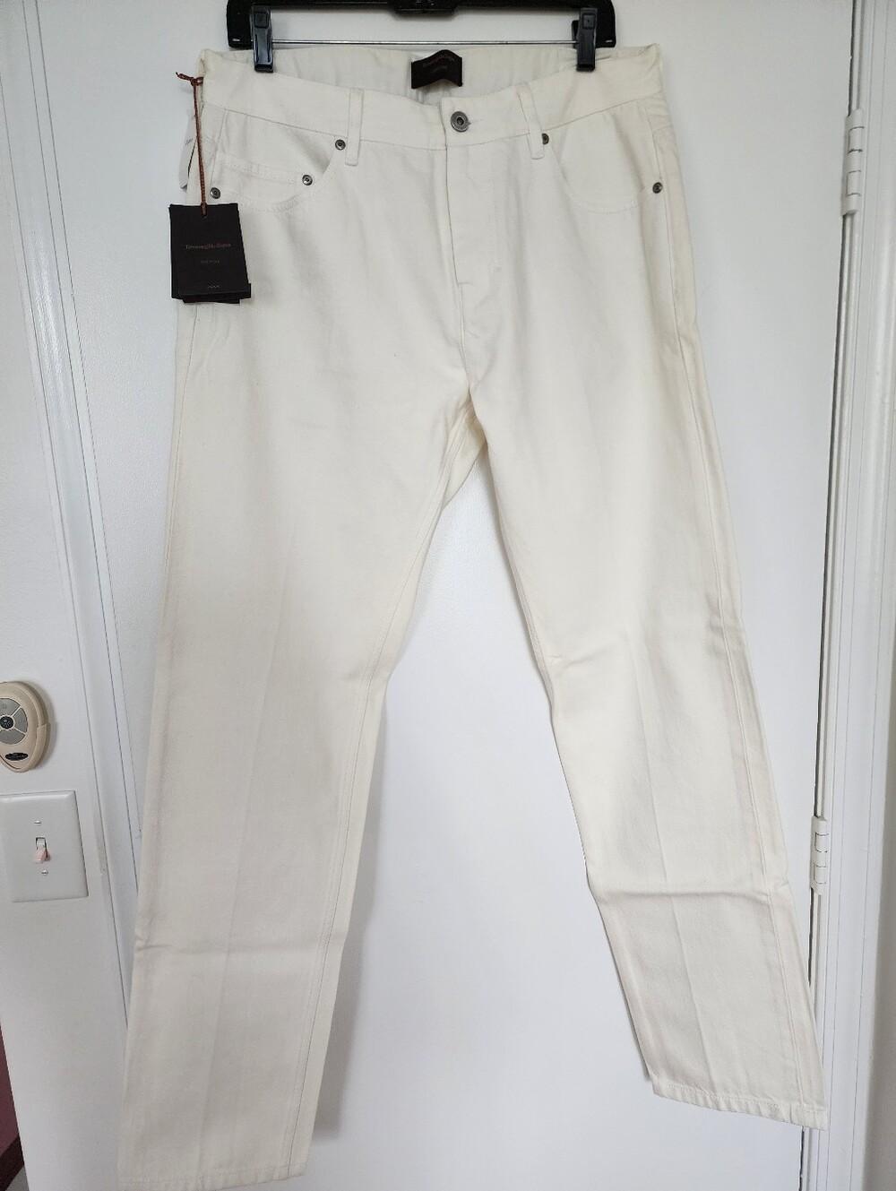 Ermenegildo Zegna White Relaxed Men's Jeans